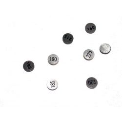 Boite de pastilles de soupape HOT CAMS à diamètre 8,90 x 1,72 à 2,6mm - jeu de 3
