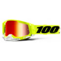 Paire de lunettes 100% RACECRAFT 2 Jaune Fluo
