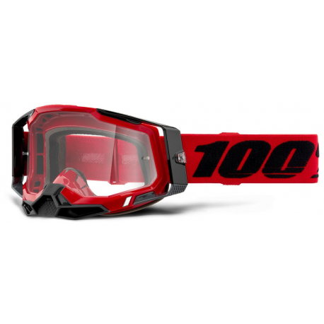 Paire de lunettes 100% RACECRAFT 2 Rouge