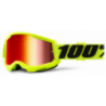 Paire de lunettes 100% STRATA 2 Jaune Fluo