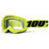 Paire de lunettes 100% STRATA 2 Jaune Fluo