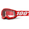Paire de lunettes 100% ACCURI 2 OTG Rouge Fluo