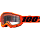 Paire de lunettes 100% ACCURI 2 ENDURO MOTO Orange Fluo