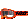 Paire de lunettes 100% ACCURI 2 ENDURO MOTO Orange Fluo