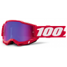 Paire de lunettes 100% ACCURI 2 Rouge Fluo
