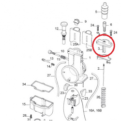 Chapeau de carburateur MIKUNI TMX 35 / 38 ET TMS 38