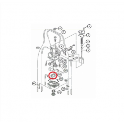 Guide flotteur carburateur MIKUNI TMX 38 Oval