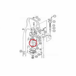 Flotteur carburateur MIKUNI TMX 38 Oval