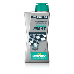 Huile moteur MOTOREX Racing Pro 4 temps - 15W50 1L