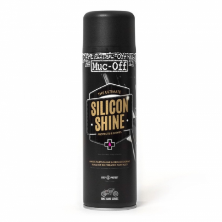 Spray de protection MUC-OFF Motorcycle Silicon Shine - spray 500ml