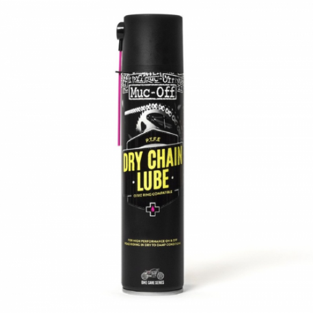 Lubrifiant chaîne MUC-OFF Dry PTFE Chain Lube - spray 400ml