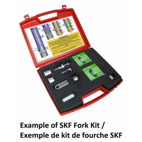 Kit de glissement SKF fourche WP Aer 48mm Kit de glissement SKF fourche WP Aer 48mm