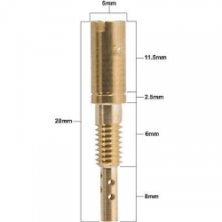 Gicleur de ralenti MIKUNI N224.103 PROX taille 10 (Pack de 5)