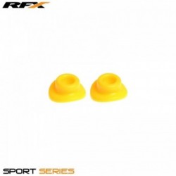 Joints de valve en caoutchouc RFX Sport (Jaune) 2pcs