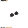 Joints de valve en caoutchouc RFX Sport (Noir) 2pcs Joints de valve en caoutchouc RFX Sport (Noir) 2pcs
