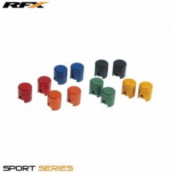 Capuchons de valve RFX sport(Piston / Noir) 2pcs