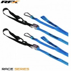 Sangles RFX série 1.0 Race (Bleu / Noir) avec boucle supplémentaire et mousqueton