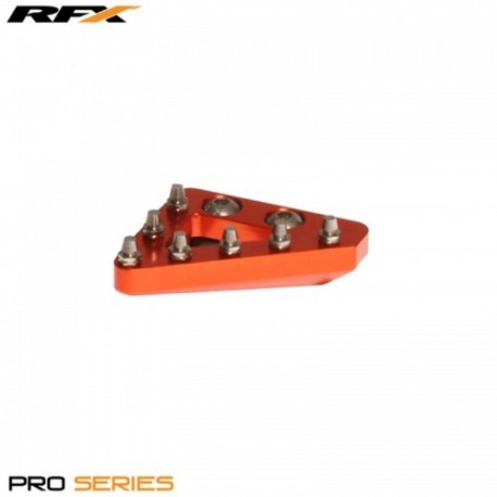 Embout de rechange solide CNC de levier de frein arrière RFX Pro Orange