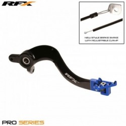 Pedale de frein arrière RFX Pro FT Noir / Bleu - Husqvarna 65 TC