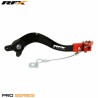 Pédale de frein arrière RFX Pro FT Noir / Orange