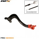 Pedale de frein arrière RFX Pro FT Noir / Orange - KTM 85 SX