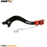Pédale de frein arrière RFX Pro FT Noir / Orange