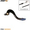 Pédale de frein arrière RFX Pro ST Anodisé dur noir / bleu - Yamaha YZF / WRF 450
