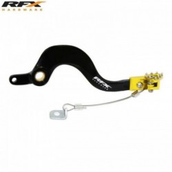 Pedale de frein arrière RFX Pro FT Noir / Jaune - Suzuki 250 RMZ / 450 RMZ