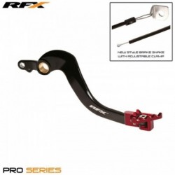 Pedale de frein arrière RFX Pro FT Noir / Rouge - Honda CRFX450