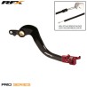 Pédale de frein arrière RFX Pro FT Noir / Rouge - Honda CRFX450