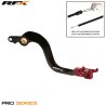Pédale de frein arrière RFX Pro FT Noir / Rouge - Honda 250 CR