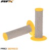 Paire de poignées bi-composant RFX Pro Series partie centrale grise (Gris / Jaune)