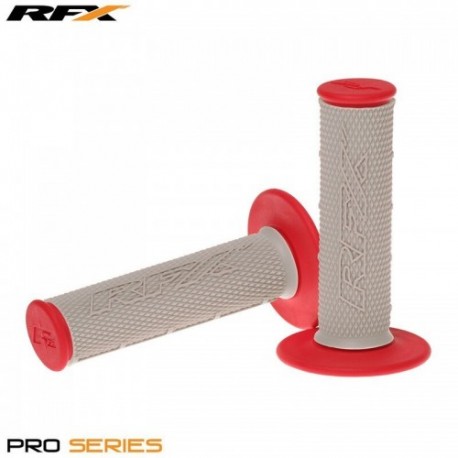 Paire de poignées bi-composant RFX Pro Series partie centrale grise (Gris / Rouge)