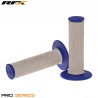 Paire de poignées bi-composant RFX Pro Series partie centrale grise (Gris / Bleu)