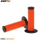 Paire de poignées bi-composant RFX Pro Series extrémités noires (Orange / Noir)