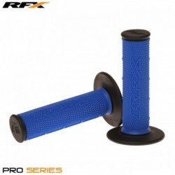 Paire de poignées bi-composant RFX Pro Series extrémités noires (Bleu / Noir)