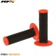 Paire de poignées bi-composant RFX Pro Series partie centrale noire (Noir / Orange)