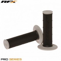 Paire de poignées bi-composant RFX Pro Series partie centrale noire (Noir / Gris)