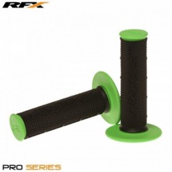 Paire de poignées bi-composant RFX Pro Series partie centrale noire (Noir / Vert)