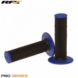 Paire de poignées bi-composant RFX Pro Series partie centrale noire (Noir / Bleu)