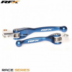 Paire de leviers flexibles forgés RFX Race Bleu - Yamaha 250 WRF 2005 à 2019/ 450 WRF 2005 à 2015