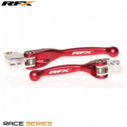 Paire de leviers flexibles forgés RFX Race Rouge