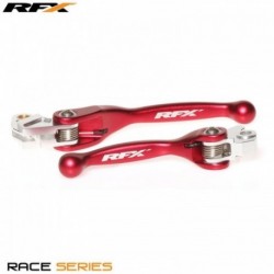 Paire de leviers flexibles forgés RFX Race Rouge 250 RMZ / 450 RMZ 2007 à 2023