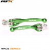 Paire de leviers flexibles forgés RFX Race Vert KXF