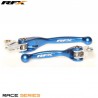 Paire de leviers flexibles forgés RFX Race Bleu YZ YZF