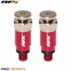 Purgeurs de fourche RFX Pro M5x0,8 Rouge Kayaba / Showa