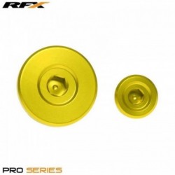 Jeu de bouchons de distribution de moteur RFX Pro Jaune - Suzuki 250 RMZ / 450 RMZ