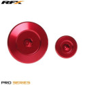 Jeu de bouchons de distribution de moteur RFX Pro Rouge - Suzuki 250 RMZ / 450 RMZ