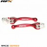 Paire de leviers flexibles forgés RFX Race Rouge Beta 2013 à 2024