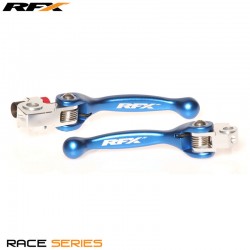Paire de leviers flexibles forgés RFX Race Bleu TM racing